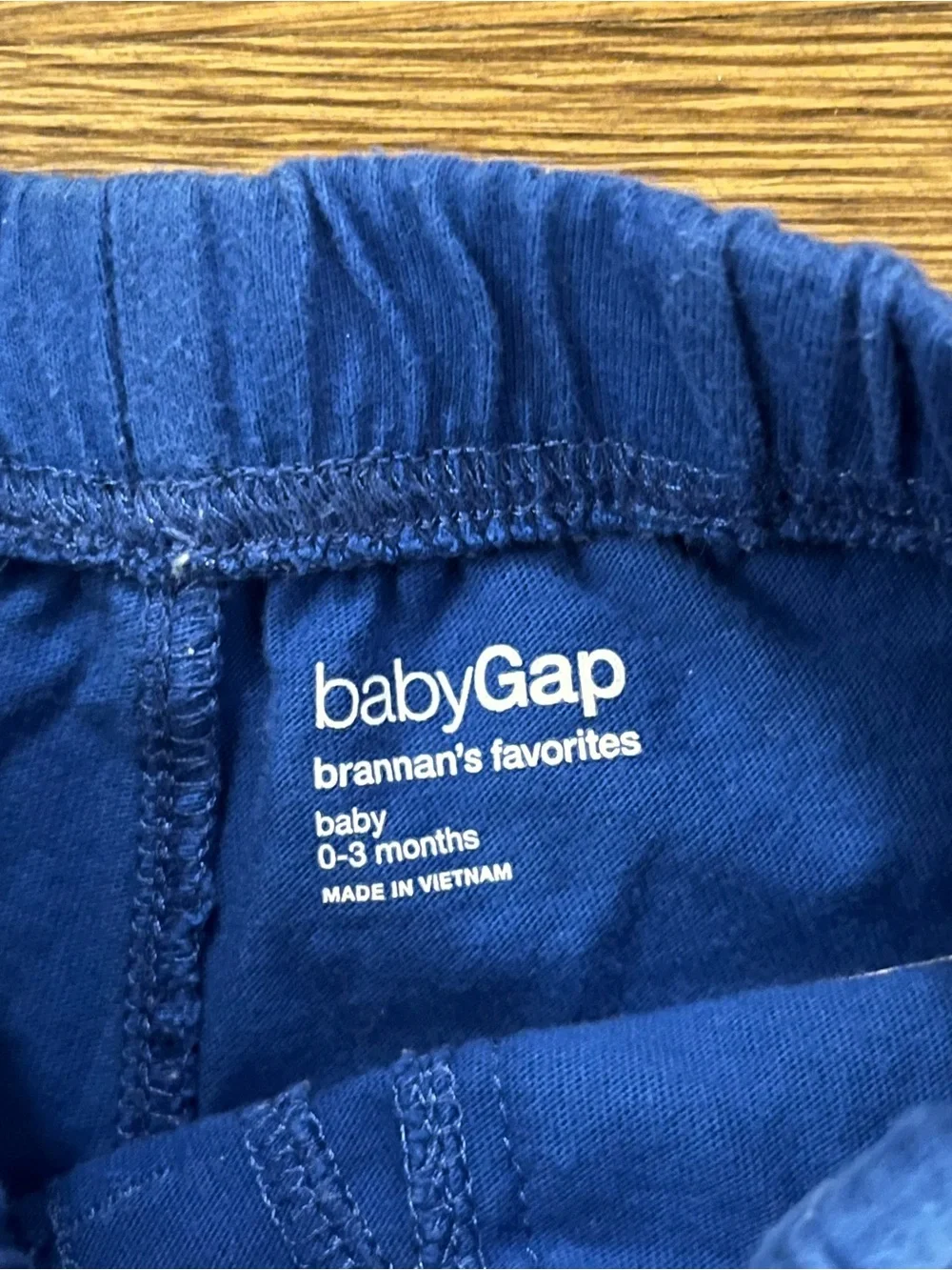 Baby Gap Boys Bundle 0-3 Months Bottoms Shorts Pants Sleeper Blue Striped